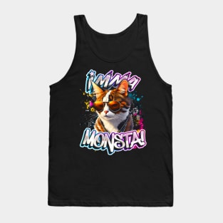 Imma Monsta! CAT | Blacktee | by Asarteon Tank Top